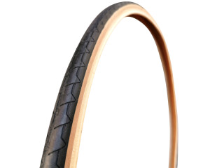 Michelin Dynamic Sport Classic Retro Road Bike Tyres 700 x 20C 20-622 Black-Brown