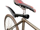 Stabiles Steck-Schutzblech fürs Fahrrad Hinterrad Polisport Cross Country 26 - 29 Zoll aus Kunststoff mit Schnellverschluss Schwarz