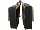 Double Pannier Set right + left Leatherette Side Bags Bevelled for Luggage Carrier