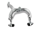 Retro front horseshoe brake, adjustable 68-87 mm, silver steel