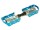 Anodized Aluminum Bicycle Pedals Blue