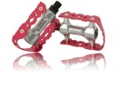 Anodized Aluminum Bicycle Pedals Red