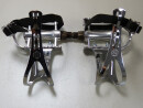 Bicycle Pedals with Retro Toe Clips with Single Belt