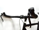 Bullhorn Fixie Handlebar Silver 400mm with Handlenbar-Tape Special Light Brown and Brake Levers