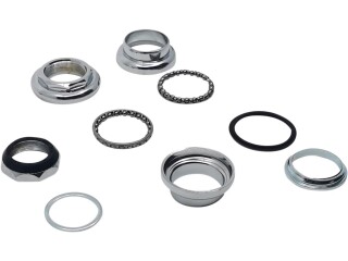 Fahrrad Gewinde Lagersatz Steuersatz 1 - 1/8 Zoll Chrom