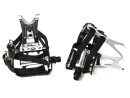 Racebike Wellgo Bicycle Pedals with Retro Toe Clips with Double Straps