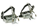 Retro Bicycle Pedals with Retro Toe Clips and Single...