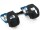Blue Road Bike Pedals with Adjustable Toe Clips & 9/16 Inch Thread