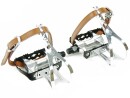 Black Road Bike Aluminum Pedals with Retro Toe Clips and...