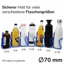 Aluminium Trinkflaschenhalter Pink für Rennrad & Fahrrad