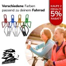 Aluminium Trinkflaschenhalter Pink für Rennrad & Fahrrad