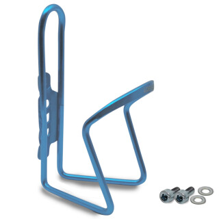 Robuster Trinkflaschenhalter Rennrad Flaschenhalter aus Alunminium - Hellblau