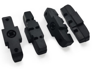 4x Bremsgummi Set Bremsschuhe für Hydraulische Felgenbremsen Magura HS11 / HS22 / HS24 / HS33 Paar 50 mm