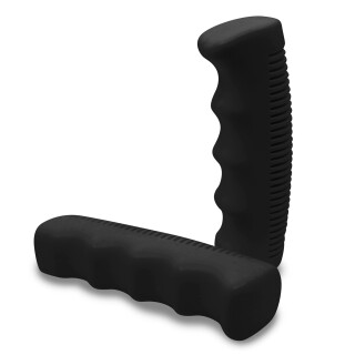 Schwarze Retro Fahrrad Griffe Vintage Hollandrad Ollanda Griff Paar