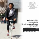 Schwarze Retro Fahrrad Griffe Vintage Hollandrad Ollanda Griff Paar