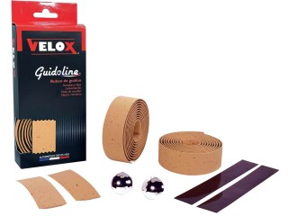 VELOX Guidoline Maxi Rennrad Lenkerband Gedämpft Handlebar Tape Cork Hellbraun