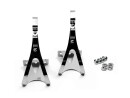 Retro Pedal Hook Double Style Chrome Plated Steel
