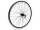 28" Black Racing Rear Wheel: Sleek Design, Superior Control