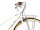 BLB Butterfly 3-Gang Retro City Fahrrad mit Vorderradgepäckträger - Weiß