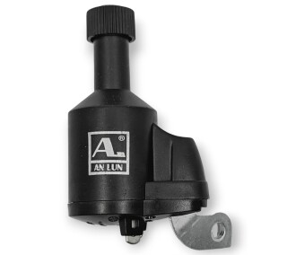 AN LUN Dynamo 6V / 3W Schwarz Linke Seite Doppelanschluss