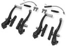 Alhonga V-Bremsen Set Schwarz Aluminium Vorderradbremse + Hinterradbremse
