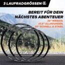 MTB Laufrad VR schwarz für Scheibenbremse