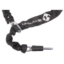 M-WAVE XL Bike Lock: Secure & Flexible 1000mm Chain...
