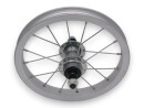 Durable 12" Kids Bike Wheel: Stylish Silver Aluminum...