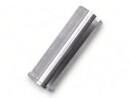 Silver Aluminum Saddle Post Adapter, 25.4mm to 26.4mm, 80mm Length