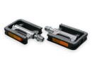 City Pedal with Anti-Slip Surface & Reflectors, Durable CroMo Axle