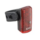 AXA Greenline Set Vorderes + Hinteres Fahrradlicht LED USB-Akku 25 Lux mit StVZO