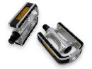 M-WAVE Steady-A8 Silver Anti-Slip Pedals for City Bikes