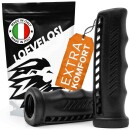 Schwarze Gedämpfte Gummi-Fahrrad Griffe Extra Weich...