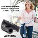 Schwarze Gedämpfte Gummi-Fahrrad Griffe Extra Weich...