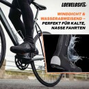 LOEVELOSI Neopren Überschuhe Fahrrad Schwarz