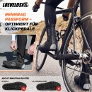 LOEVELOSI Neopren Überschuhe Fahrrad Schwarz