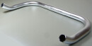 Bullhorn handlebar Fixie Singlespeed Orion Silver / Black 400 - 440 mm