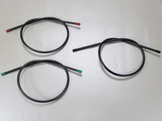 Bremszug-Außenhülle Teflon – Schwarz, 5 mm Außendurchmesser, Wetterresistent