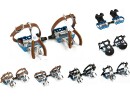 Blue Road Bike Pedals with Adjustable Toe Clips for All...